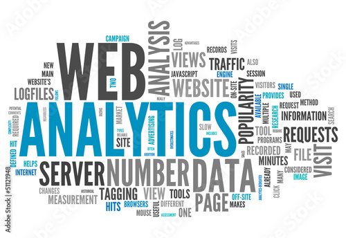 Illustration: Word Cloud "Web Analytics" Word Cloud "Web Analytics"