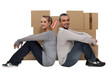 couple moving together