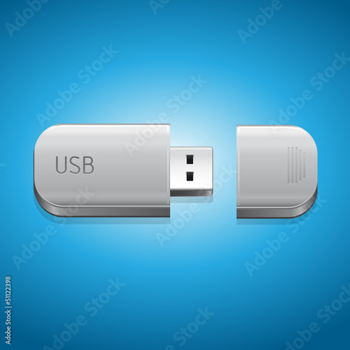 Vector: USB Flash Drive USB Flash Drive