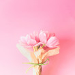 ピンクの花束