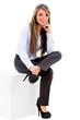 Business woman sitting
