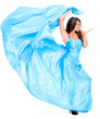 Foto: Woman in a beautiful long dress Woman in a beautiful long dress