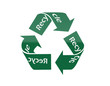 Recycle icon in Green