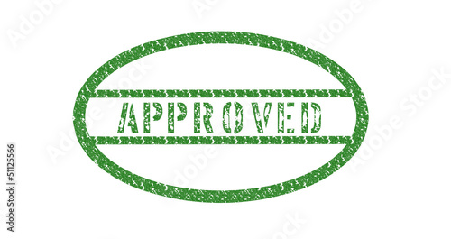 Illustration: Approved Stamp with white background. Approved Stamp with white background.