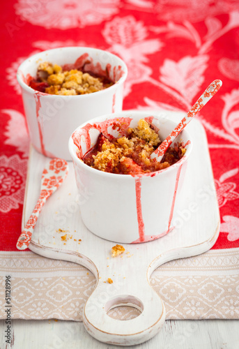Photo: strawberry crumble strawberry crumble