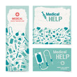 Medical banners set