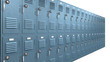 Blue School Lockers Perspective