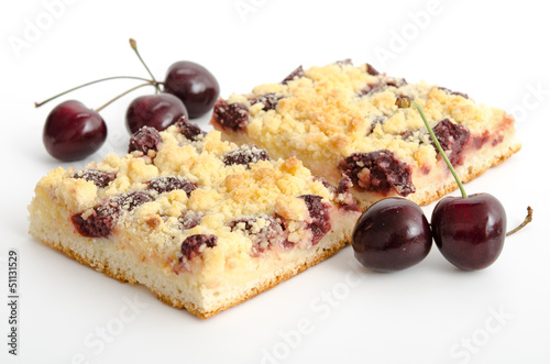 Photo: Streuselkuchen mit Kirschen Streuselkuchen mit Kirschen