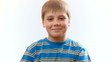 surprised Joyful happy child. Happy boy, a schoolboy
