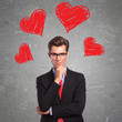 man in love