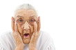 grandma with open mouth