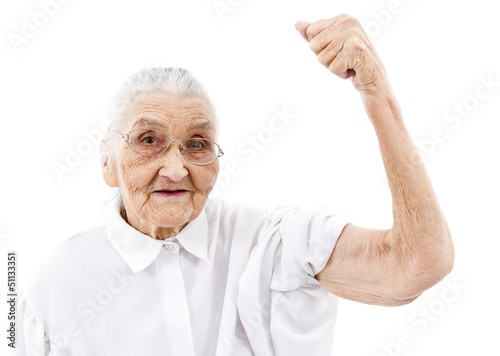 Photo: grandma does not gives up grandma does not gives up