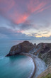 Durdle Dor a rock arch off the Jurassic Coast Dorset England