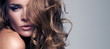 vogue style portrait of beautiful delicate woman