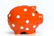 Sparschwein mit Punkten