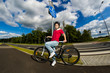 Healthy Lifestyle - Girl Biking