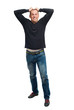 Angry Man Pulling His Hair