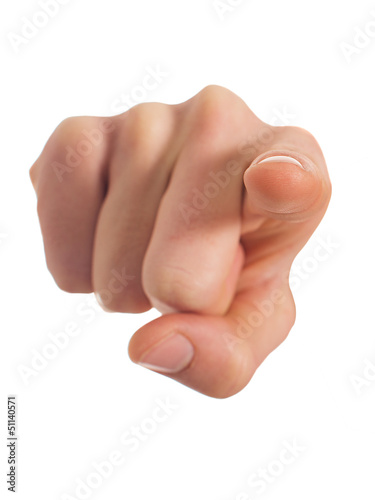 Photo: Human Hand Pointing Human Hand Pointing