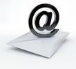 Envelope with email symbol - email concept