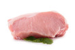 isolated raw meat