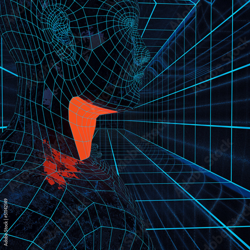 Illustration: Halsschmerzen - 3D Render Halsschmerzen - 3D Render