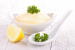bowl of mayonnaise