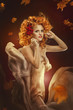 Autumn Woman Fashion Portrait....