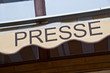 Enseigne presse