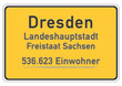 Dresden 536.623 Einwohner (Stand: 30.11.2012)
