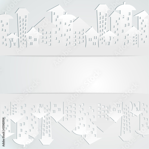 Vector: Abstract background with buildings Abstract background with buildings