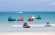 Jet ski or water scooter on Thalland ocean