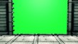 Puerta SCIFI y pantalla verde