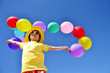 Kind mit  balloons