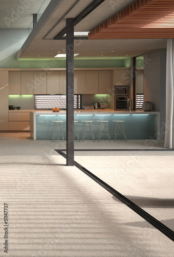 Illustration: Modern Loft with Living Room | Interior Architecture Modern Loft with Living Room | Interior Architecture