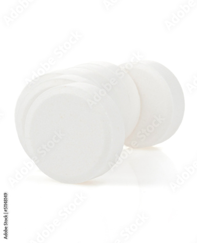 Photo: pills on white pills on white