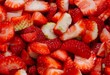 Foto: fresas troceadas fresas troceadas
