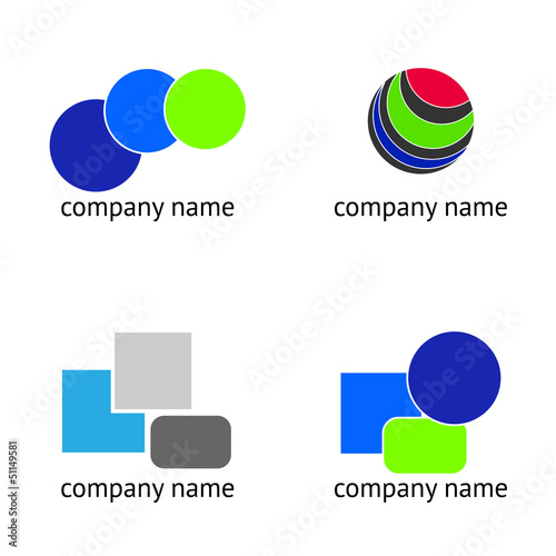 Vector: Set - abstract logos Set - abstract logos