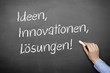 Ideen, Innovationen, Lösungen