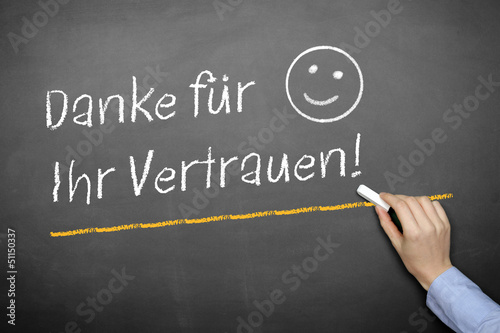 Photo: Danke für Ihr Vertrauen Danke für Ihr Vertrauen