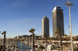 The port and the twin towers