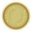 Müntze_bitcoin Goldring - 3D
