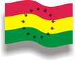 Flag with cannabis
