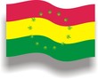Flag with cannabis