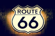retro route 66 sign
