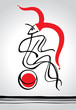 Symbolic image of artistic person.