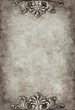 Vintage royal silver vertical background with floral ornaments