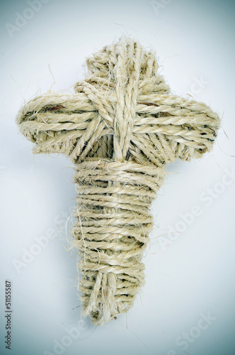 Photo: rope cross rope cross