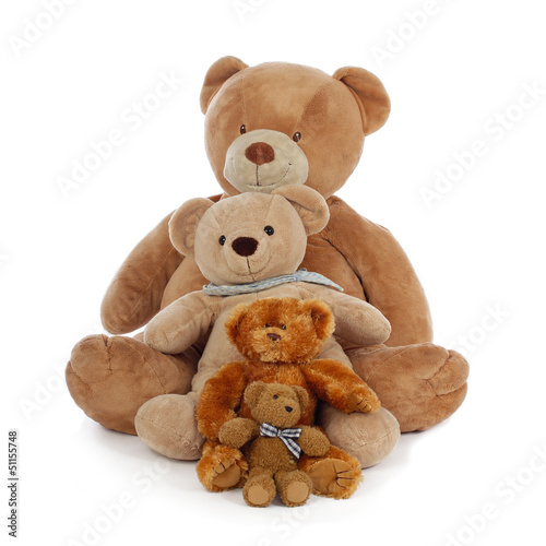Photo: famille d'ours en peluche famille d'ours en peluche