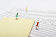Kalender mit Pins