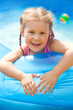 Happy Child Swimming
